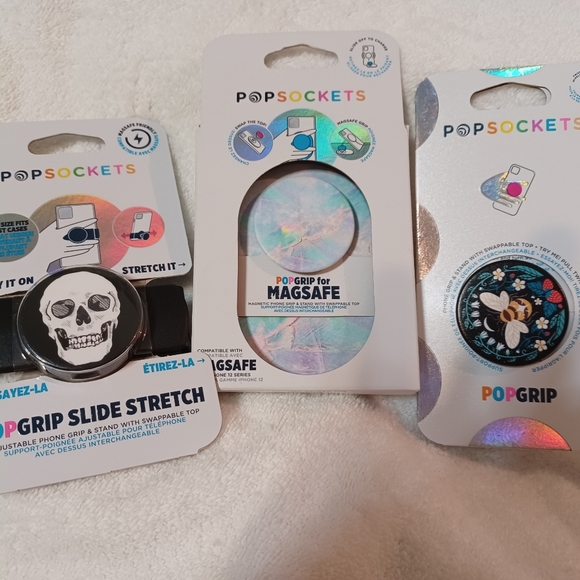 Popsocket collapsible phone stand lots of 3 - Picture 3 of 8